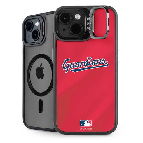 MLB Cleveland Guardians Alternate Road Jersey iPhone 15 Kickstand Case