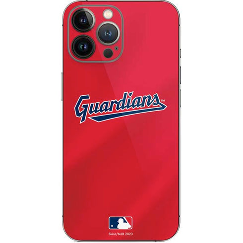 MLB Cleveland Guardians Alternate Road Jersey iPhone 15 Pro Max Skin