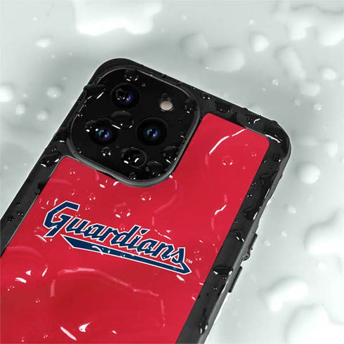 MLB Cleveland Guardians Alternate Road Jersey iPhone 15 Pro Waterproof Case
