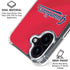 MLB Cleveland Guardians Alternate Road Jersey iPhone 16 Plus Clear Case