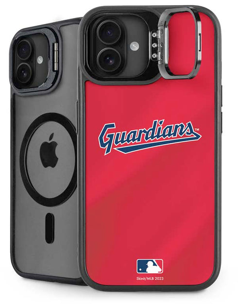MLB Cleveland Guardians Alternate Road Jersey iPhone 16 Plus Kickstand Case