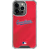 MLB Cleveland Guardians Alternate Road Jersey iPhone 16 Pro Max Clear Case