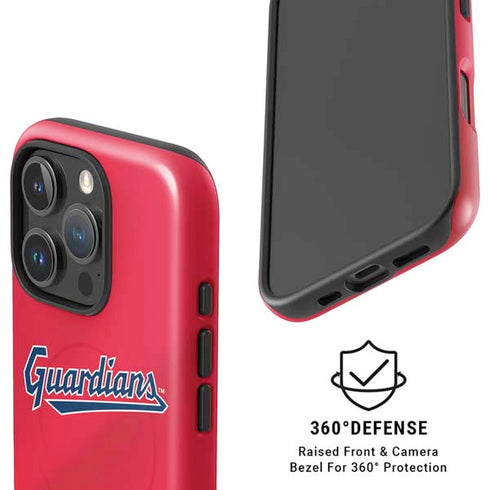 MLB Cleveland Guardians Alternate Road Jersey iPhone 16 Pro Max Magsafe Impact Case