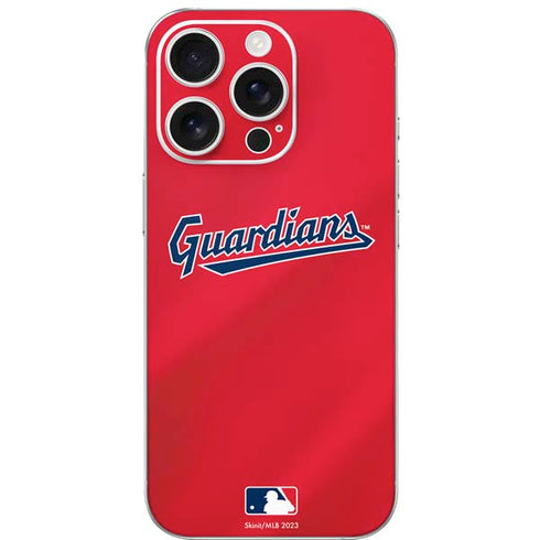 MLB Cleveland Guardians Alternate Road Jersey iPhone 16 Pro Skin
