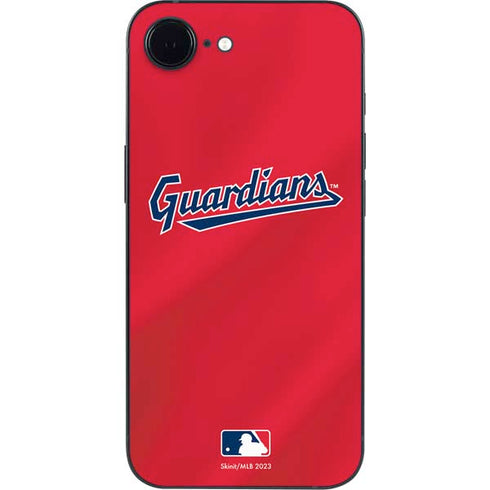 MLB Cleveland Guardians Alternate Road Jersey iPhone 16e Skin
