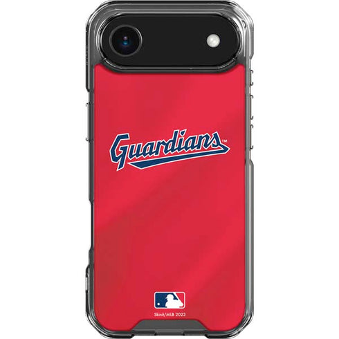MLB Cleveland Guardians Alternate Road Jersey iPhone 17 Air Clear Case