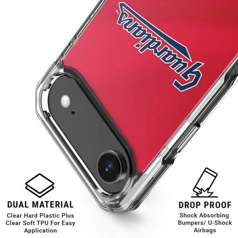 MLB Cleveland Guardians Alternate Road Jersey iPhone 17 Air Clear Case