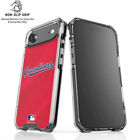 MLB Cleveland Guardians Alternate Road Jersey iPhone 17 Air Clear Case