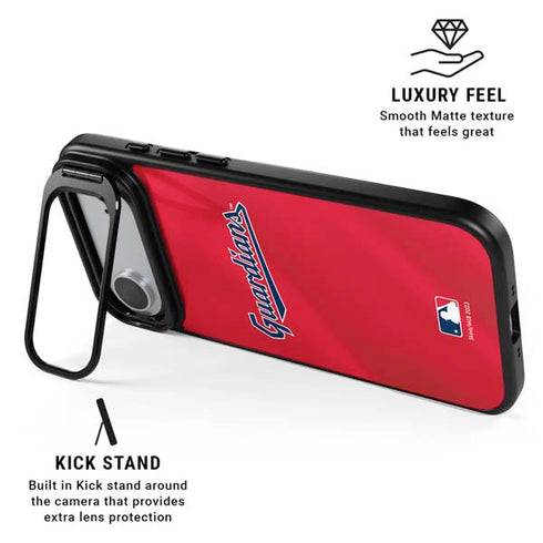 MLB Cleveland Guardians Alternate Road Jersey iPhone 17 Air Kickstand Case