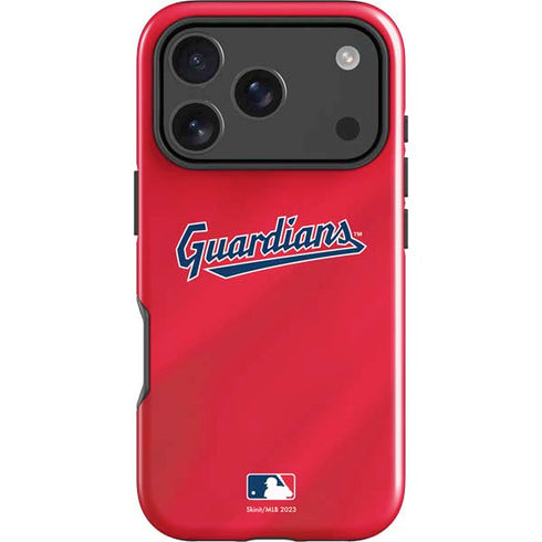 MLB Cleveland Guardians Alternate Road Jersey iPhone 17 Pro Max Impact Case