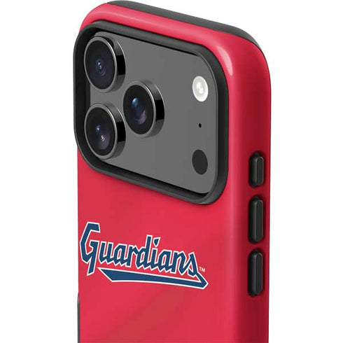 MLB Cleveland Guardians Alternate Road Jersey iPhone 17 Pro Max Impact Case