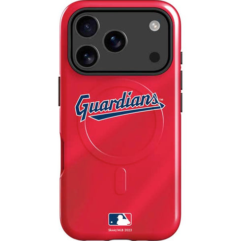 MLB Cleveland Guardians Alternate Road Jersey iPhone 17 Pro Max Magsafe Impact Case