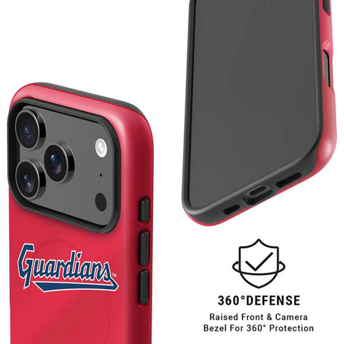 MLB Cleveland Guardians Alternate Road Jersey iPhone 17 Pro Max Magsafe Impact Case