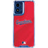 MLB Cleveland Guardians Alternate Road Jersey Moto G 5G (2024) Clear Case