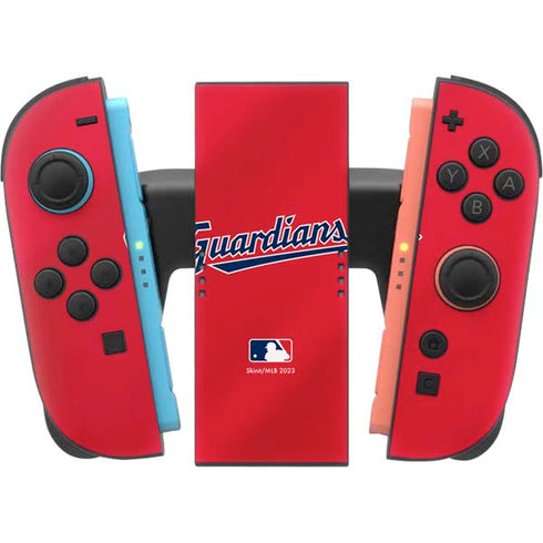 MLB Cleveland Guardians Alternate Road Jersey Nintendo Switch 2 (2025) Joy-Con Controller Skin