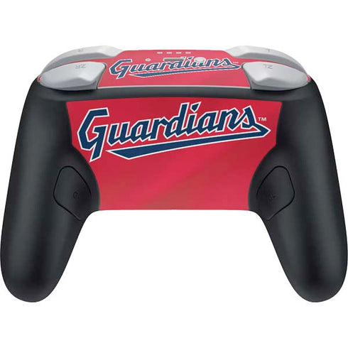 MLB Cleveland Guardians Alternate Road Jersey Nintendo Switch 2 (2025) Pro Controller Skin