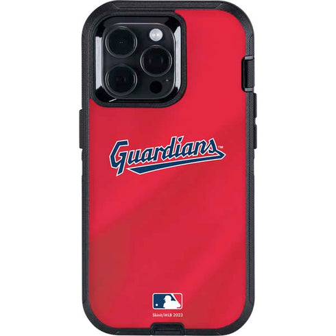 MLB Cleveland Guardians Alternate Road Jersey Otterbox Defender iPhone Skin