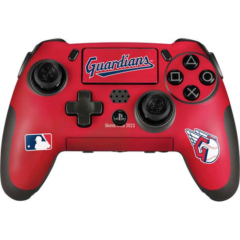 MLB Cleveland Guardians Alternate Road Jersey PlayStation Scuf Vantage 2 Controller Skin