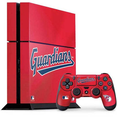 MLB Cleveland Guardians Alternate Road Jersey PlayStation PS4 Skins