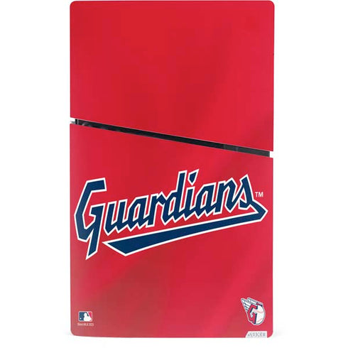MLB Cleveland Guardians Alternate Road Jersey PS5 Slim Digital Edition Console Skin