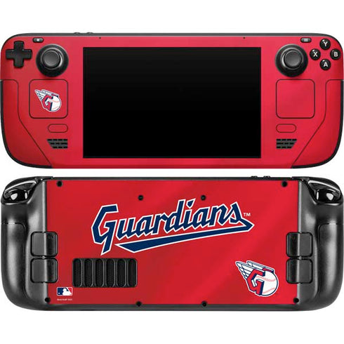 MLB Cleveland Guardians Alternate Road Jersey Steam Deck Handheld Gaming Computer Skin