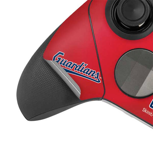 MLB Cleveland Guardians Alternate Road Jersey Xbox Elite Wireless Controller Series 2 Skin