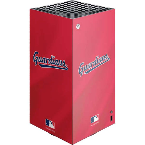 MLB Cleveland Guardians Alternate Road Jersey XBox Series X Digital Edition Console Skin