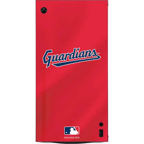MLB Cleveland Guardians Alternate Road Jersey XBox Series X Digital Edition Console Skin