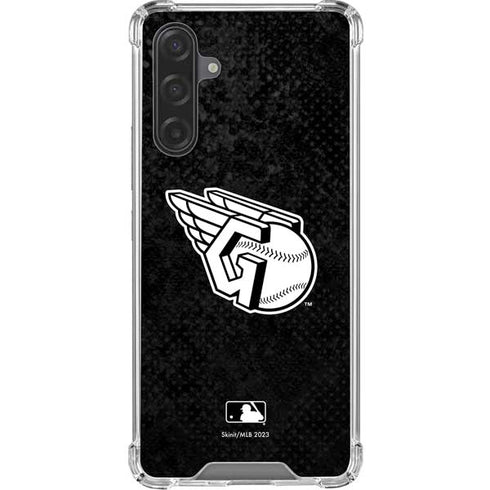 MLB Cleveland Guardians Dark Wash Galaxy A17 Clear Case