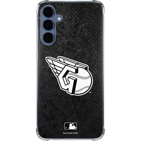 MLB Cleveland Guardians Dark Wash Galaxy A35 5G Clear Case
