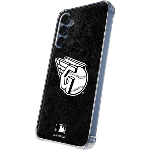 MLB Cleveland Guardians Dark Wash Galaxy A35 5G Clear Case