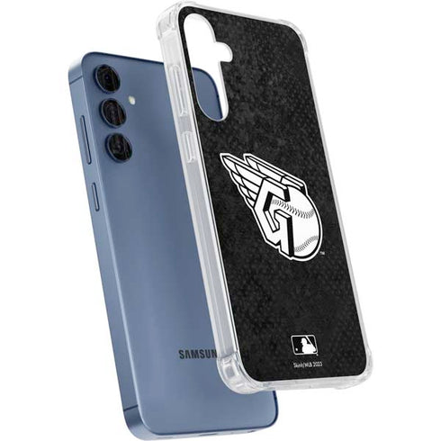 MLB Cleveland Guardians Dark Wash Galaxy A35 5G Clear Case