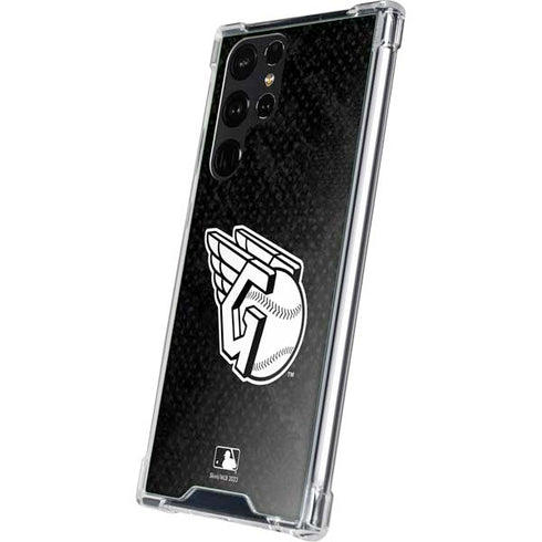 MLB Cleveland Guardians Dark Wash Galaxy S23 Ultra Clear Case