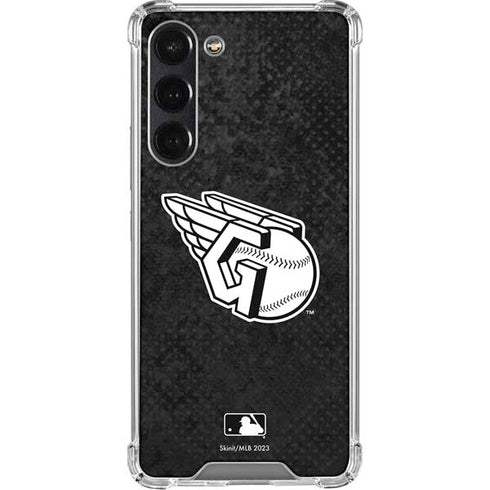 MLB Cleveland Guardians Dark Wash Galaxy S24 FE Clear Case
