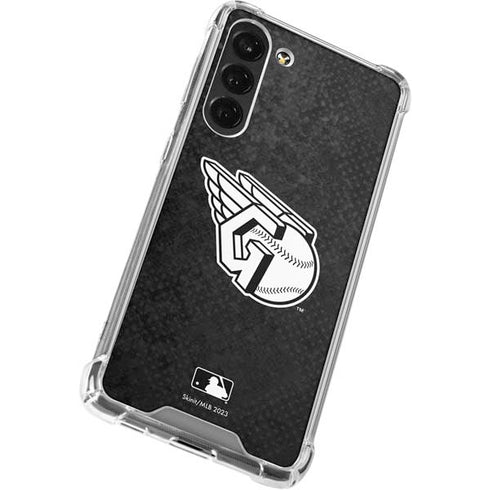 MLB Cleveland Guardians Dark Wash Galaxy S24 FE Clear Case