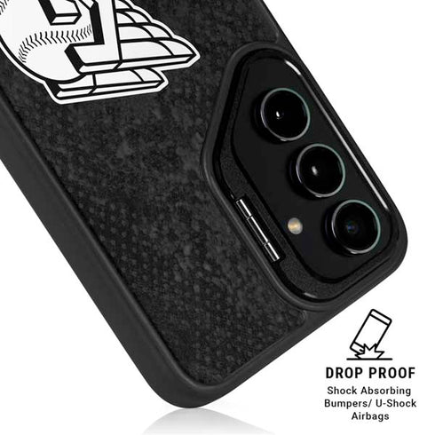 MLB Cleveland Guardians Dark Wash Galaxy S25 Kickstand Case