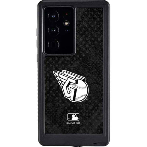 MLB Cleveland Guardians Dark Wash Galaxy S24 Ultra Waterproof Case