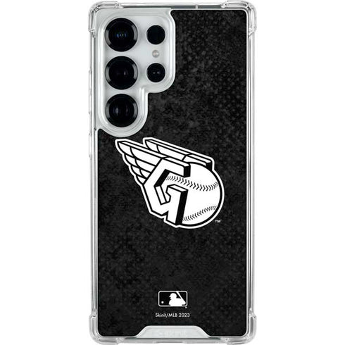 MLB Cleveland Guardians Dark Wash Galaxy S25 Ultra Clear Case