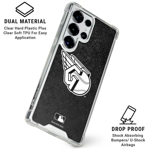 MLB Cleveland Guardians Dark Wash Galaxy S25 Ultra Clear Case