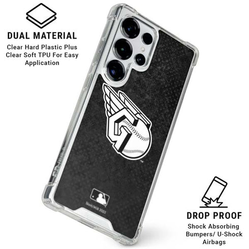MLB Cleveland Guardians Dark Wash Galaxy S26 Ultra Clear Case