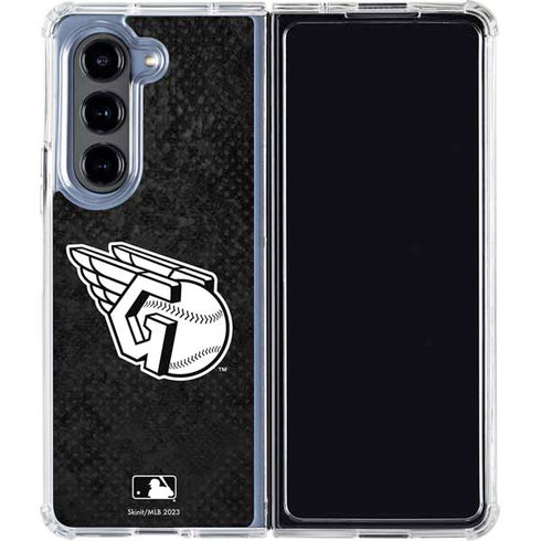 MLB Cleveland Guardians Dark Wash Galaxy Z Fold5 5G Clear Case