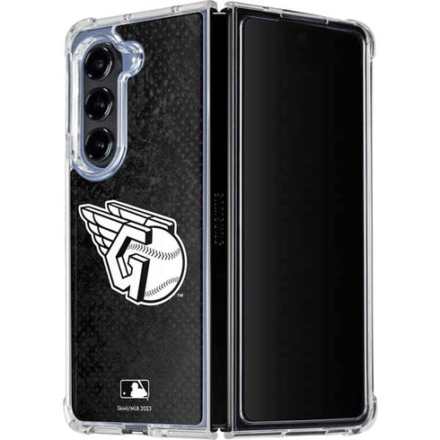 MLB Cleveland Guardians Dark Wash Galaxy Z Fold5 5G Clear Case