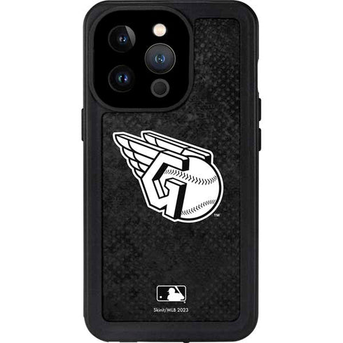 MLB Cleveland Guardians Dark Wash iPhone 15 Pro Waterproof Case