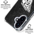 MLB Cleveland Guardians Dark Wash iPhone 16 Clear Case