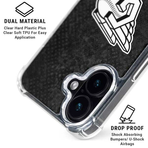 MLB Cleveland Guardians Dark Wash iPhone 16 MagSafe Case