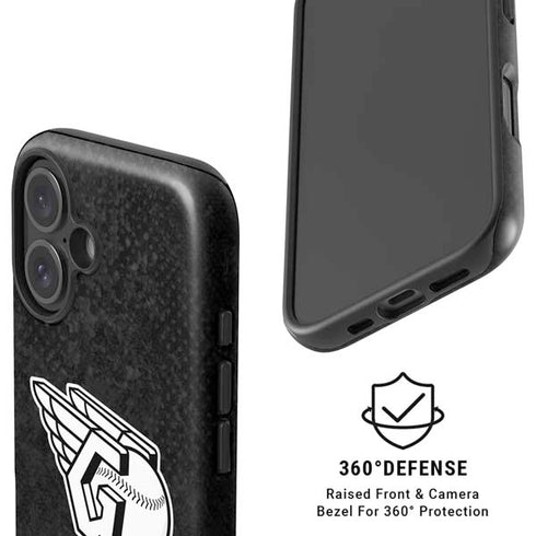 MLB Cleveland Guardians Dark Wash iPhone 16 Magsafe Impact Case