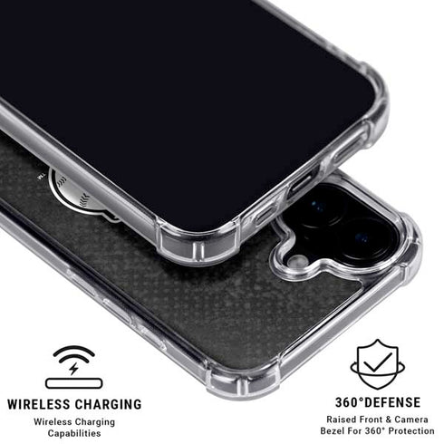 MLB Cleveland Guardians Dark Wash iPhone 16 Plus Clear Case