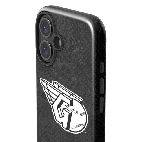 MLB Cleveland Guardians Dark Wash iPhone 16 Plus Impact Case