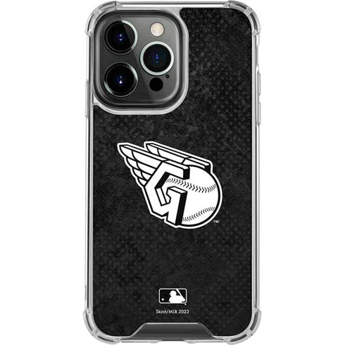 MLB Cleveland Guardians Dark Wash iPhone 16 Pro Max Clear Case
