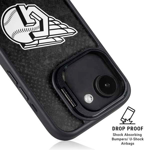 MLB Cleveland Guardians Dark Wash iPhone 16e Kickstand Case